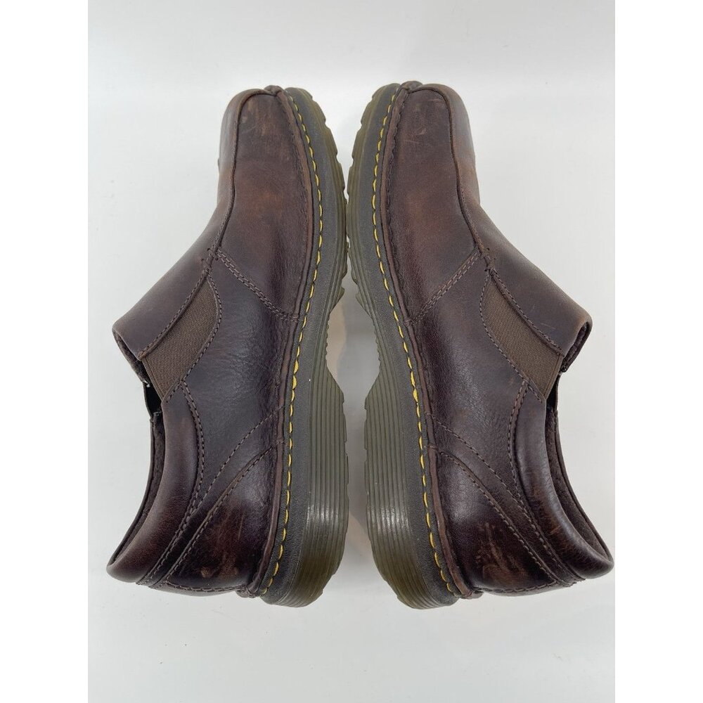 Doc Dr Martens Tevin Brown Leather Stitched Slip On Loafer Men's Size 11 M - Picture 7 of 9